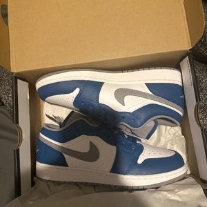 2023 Air Jordan 1 Low 'True Blue Cement'